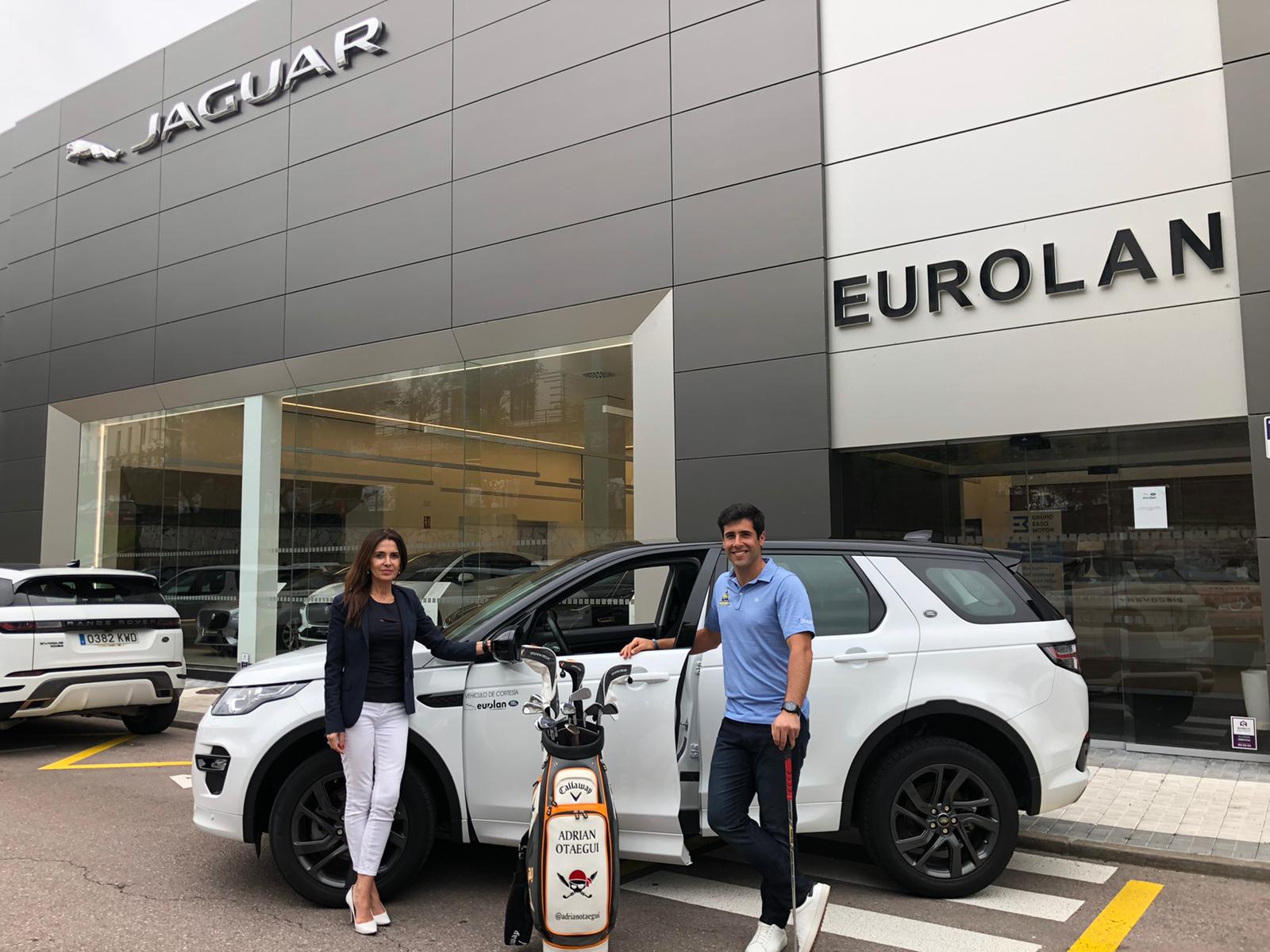 El golfista Adrián Otaegui, nuevo embajador de Eurolan